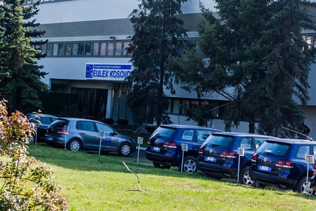 Imagen de archivo de la sede de la EULEX en Kosovo