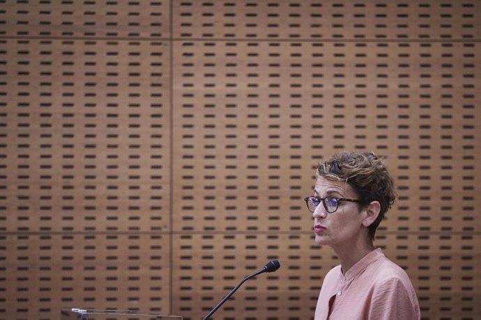 Archivo - La presidenta del Gobierno de Navarra, María Chivite, en una imagen de archivo.