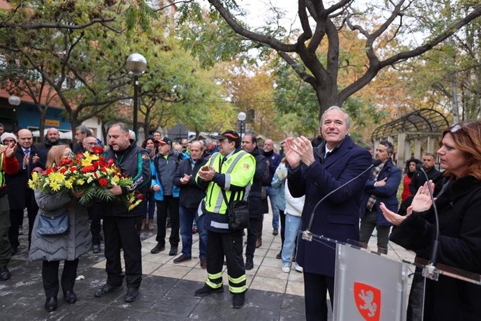 Acto celebrado en el Parque de la Esperanza de Zaragoza.