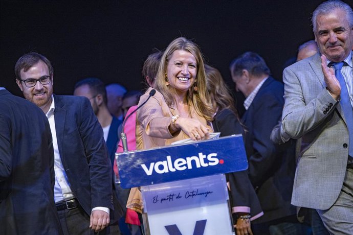 Archivo - La presidenta de Valents i candidata a l'Alcaldia de Barcelona en les eleccions municipals del 2023, Eva Parera