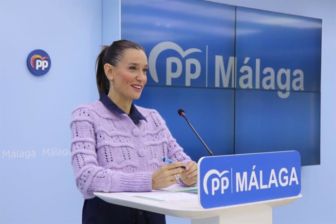 La portavoz del PP de Málaga y vicesecretaria de la capital, Elisa Pérez de Siles.