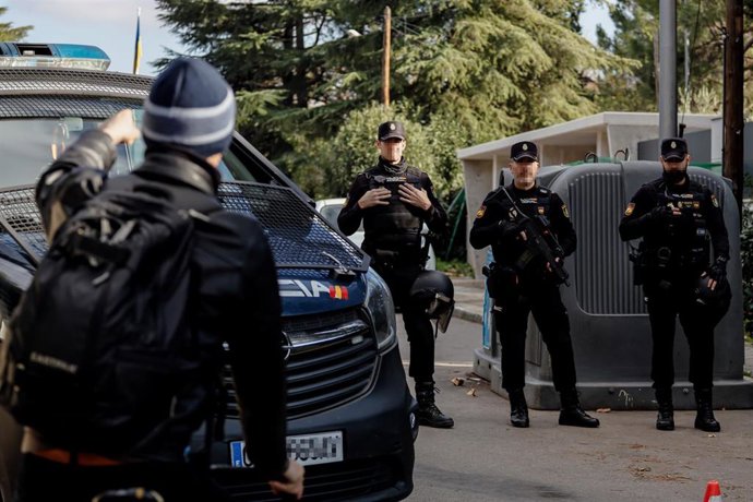 Imagen de archivo de un despliegue policial