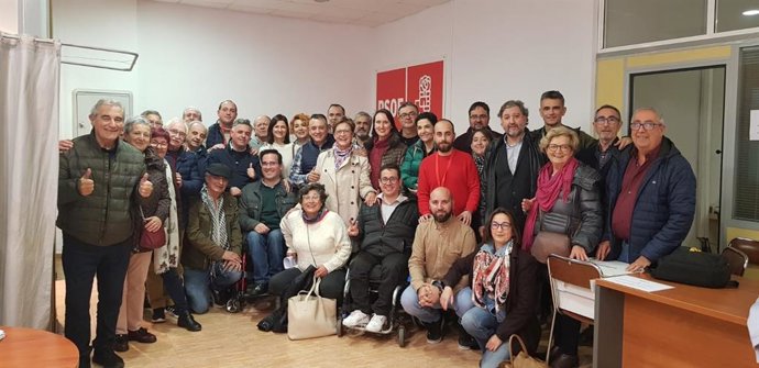 Jornada de elecciones primarias  en la Agrupación Municipal del PSOE de la ciudad de Almería, en la que ha resultado ganadora la portavoz municipal socialista en el Ayuntamiento capitalino, Adriana Valverde.