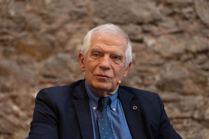 El Alto Representante de la UE para la Política Exterior y vicepresidente de la Comisión Europea, Josep Borrell, participa en el acto Crisis globales, respuestas europeas. Una conversación con Josep Borrell, en el  CIDOB (Barcelona)