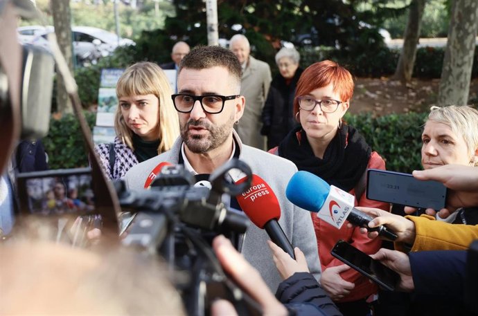 Pere Fuset a la entrada de los juzgados