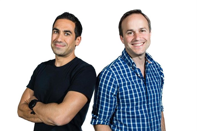 Archivo - Los cofundadores de Younite, Charles Egly y Geoffroy Guigou.