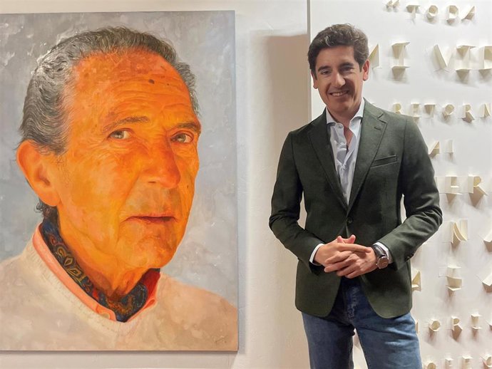 El CEO de Silbon, Pablo López, en la Fundación Antonio Gala.