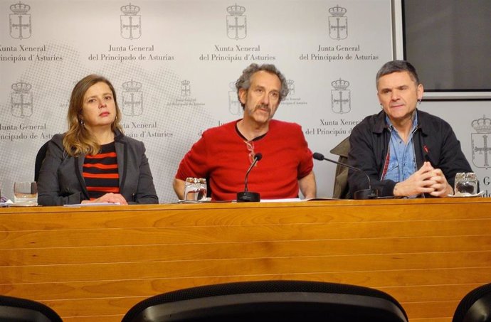 Ana Taboada, Ricardo Menéndez Salmón y Rafael Palacios