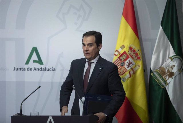 El consejero de Justicia, Administración Local y Función Pública de la Junta de Andalucía, José Antonio Nieto, en una foto de archivo.