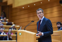 Feijóo asegura que Sánchez tiene mayoría parlamentaria pero no mayoría social y pide elecciones por "engañar a todos"