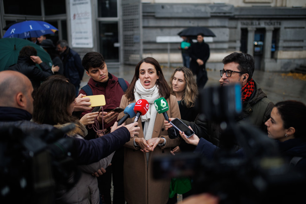 Rita Maestre, portavoz de Más Madrid en Cibeles