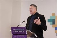 Delgado (Podemos) subraya que "el independentismo ha bajado en Cataluña" y reprocha a PP-A que "prefieren armar ruido"
