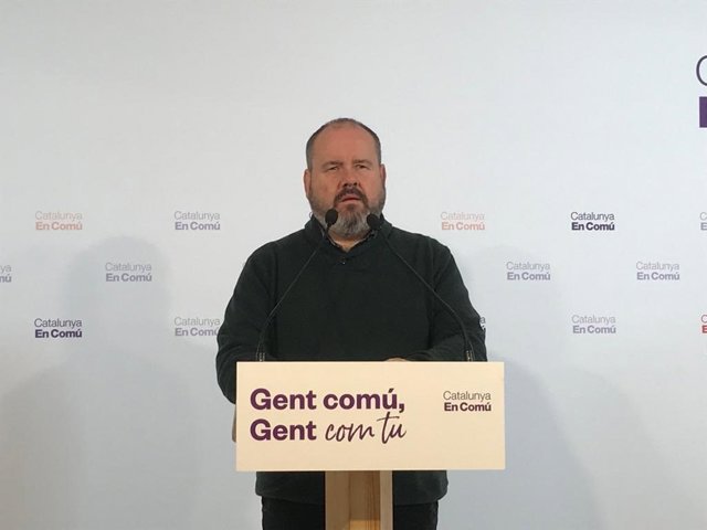 El portaveu dels comuns i diputat al Congrés, Joan Mena