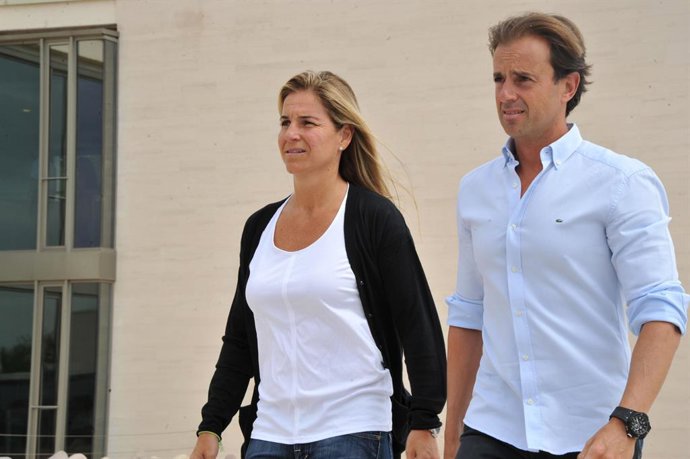 Archivo - ARANTXA SÁNCHEZ VICARIO Y JOSEP SANTACANA EN UNA FOTO DE ARCHIVO