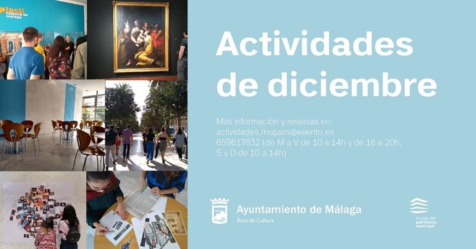 El Ayuntamiento De Málaga Informa: El Mupam Tiene Esta Navidad Una Amplia Oferta De Campamentos, Visitas Y Talleres Gratuitos Para Familias