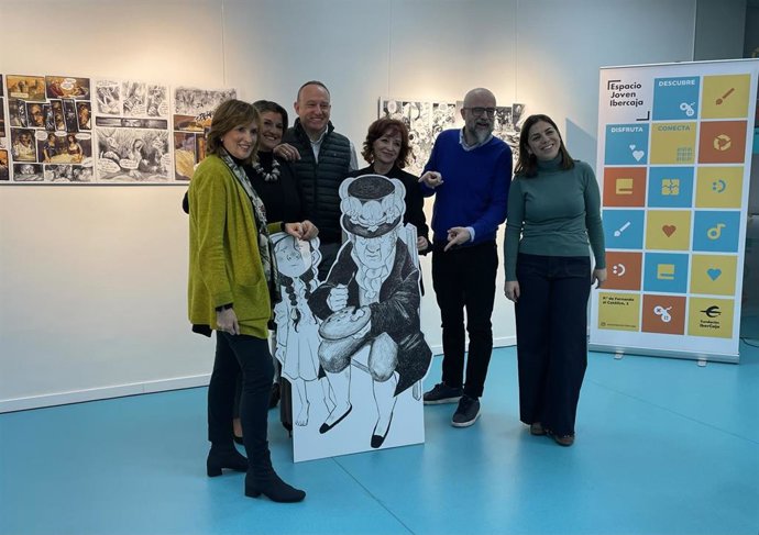 El Espacio Joven de Fundación Ibercaja acoge una muestra de cómic que recorre la vida y obra del genio de Fuendetodos.