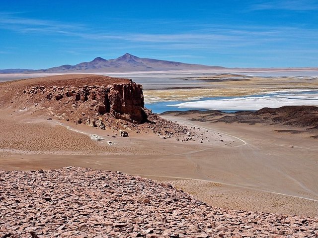 Salar de Tare, en el desierto de Atacama