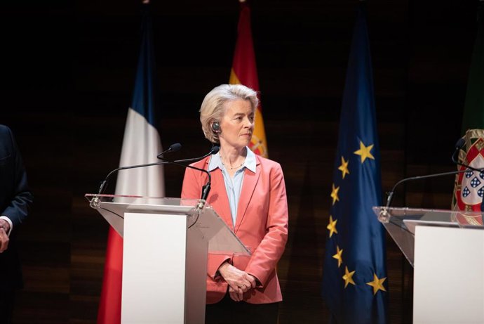 La presidenta de la Comisión Europea, Ursula Von Der Leyen