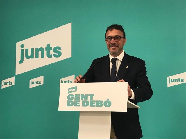 El portaveu de Junts, Josep Rius