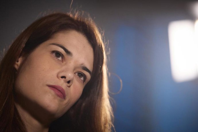 La coportavoz de Podemos, Isa Serra, durante una entrevista para Europa Press, en la sede de su partido, a 5 de diciembre de 2022, en Madrid (España). Isabel Serra, licenciada en Filosofía, es coportavoz nacional de la formación política Podemos desde j