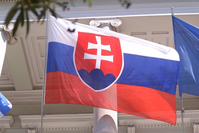 Archivo - Bandera de Eslovaquia