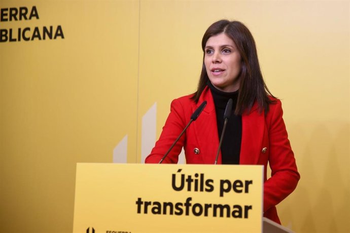La portavoz y secretaria general adjunta de ERC, Marta Vilalta.