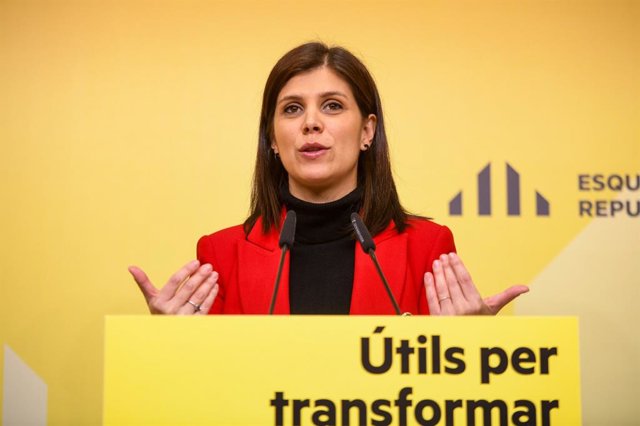 La secretària general adjunta i portaveu d'ERC, Marta Vilalta
