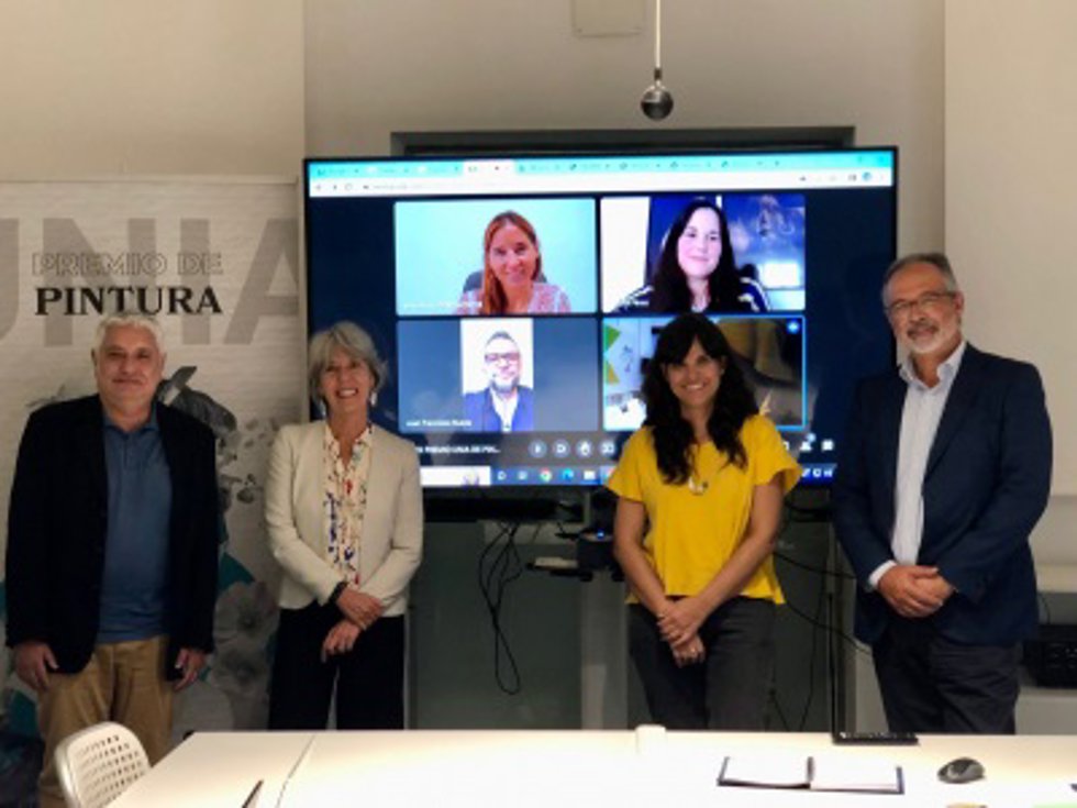 La UNIA entrega su IX Premio de Pintura a cuatro jóvenes artistas universitarios