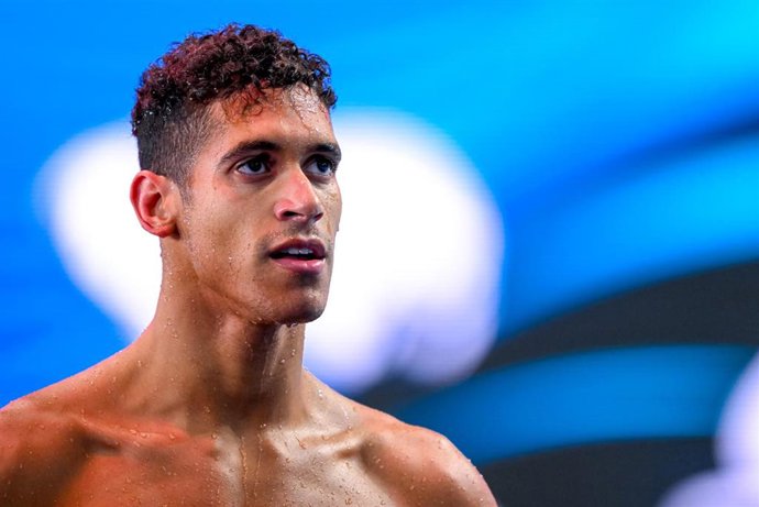 Archivo - El nadador español Hugo González en los Mundiales de natación de Budapest 2022