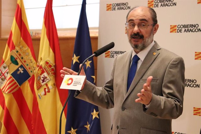 Archivo - El presidente del Gobierno de Aragón, Javier Lambán.
