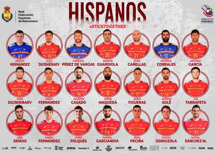 Convocatoria de la selección española de balonmano para la preparación para el Campeonato del Mundo de Polonia y Suecia 2023