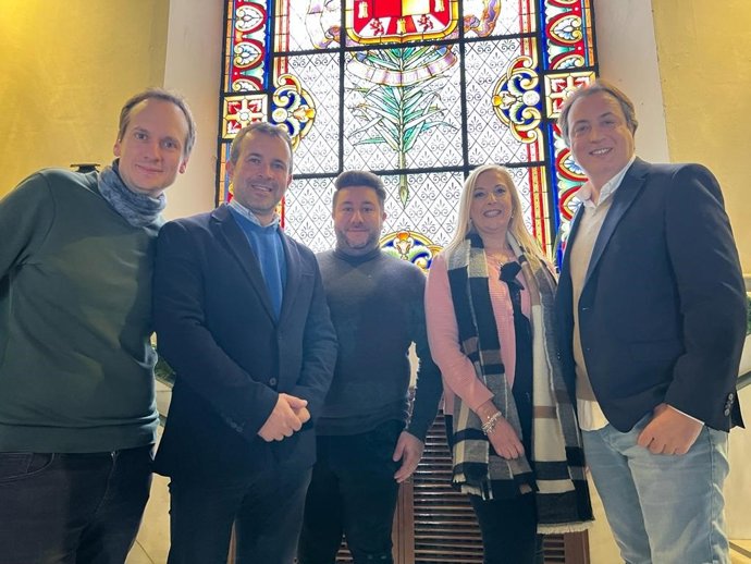 Millán y los representantes de los Reyes Magos 2022