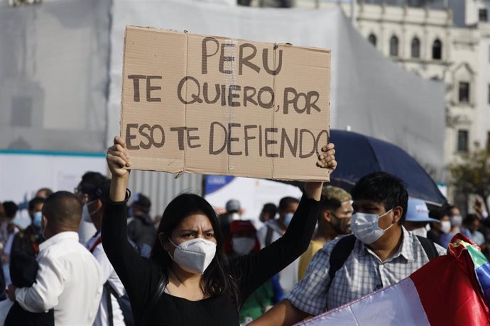 Archivo - Protestas en Lima (ARCHIVO)