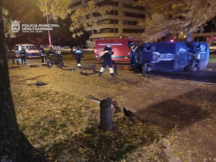 Imagen del accidente.