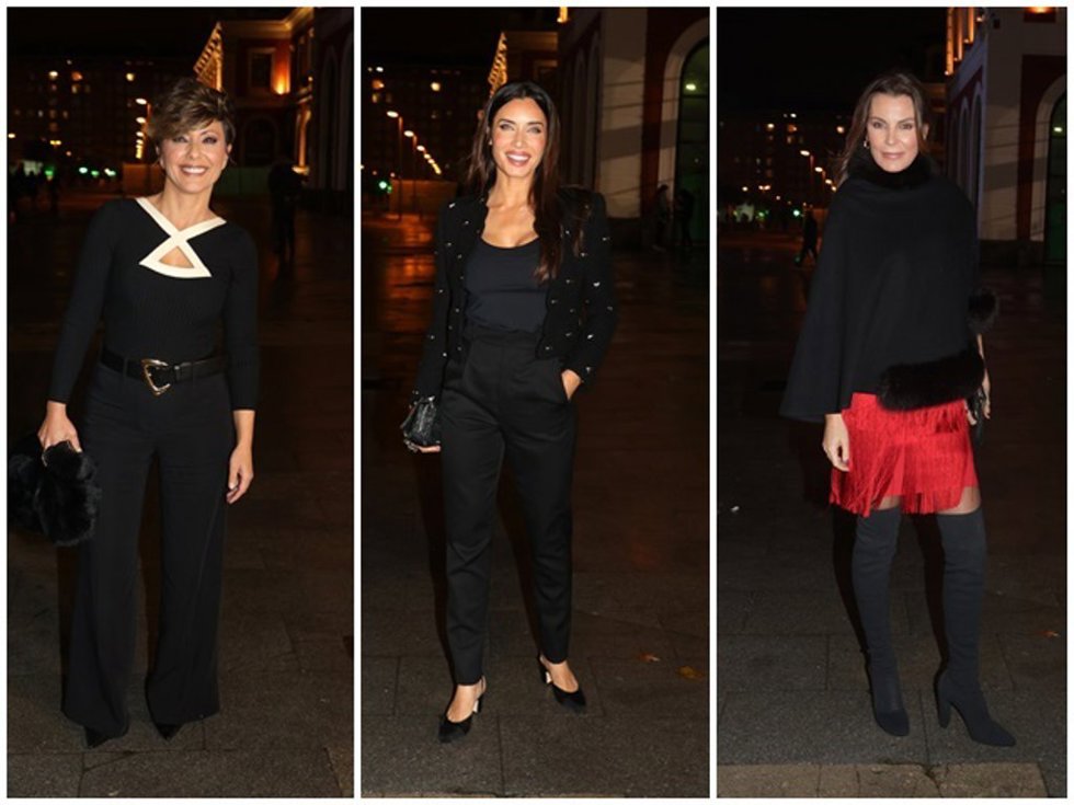Sonsoles Ónega, Pilar Rubio y Mar Flores, en la fiesta navideña de Atresmedia