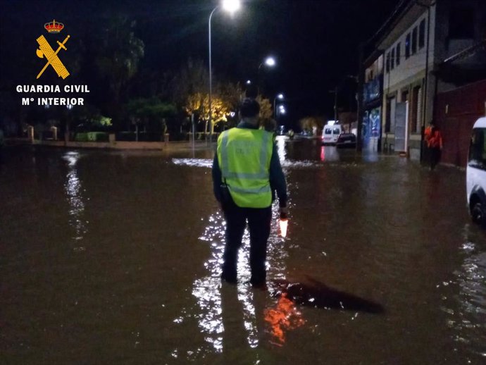 Nota De Prensa Actuaciones Guardia Civil Con Motivo De Las Lluvias En Cáceres
