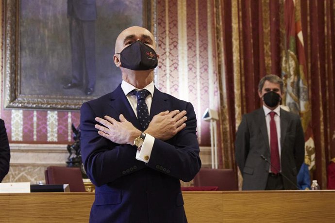 Archivo - El alcalde de Sevilla, Antonio Muñoz, el pasado 3 de enero tomando posesión como primer edil de la ciudad.