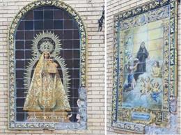 Imágenes de los dos retablos que han sido cedidos gratuitamente a la Gerencia de Urbanismo.