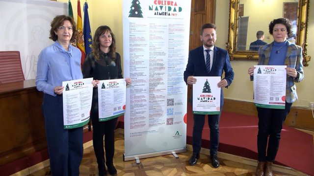 Presentación de la programación cultural de Navidad de la Junta en Almería.