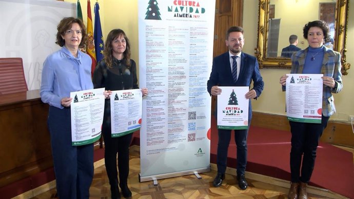 Presentación de la programación cultural de Navidad de la Junta en Almería.