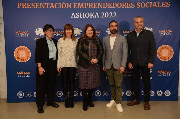 La Fundación Ashoka España presenta a los cinco nuevos emprendedores sociales que se incorporan a su red de España y Portugal, en Málaga