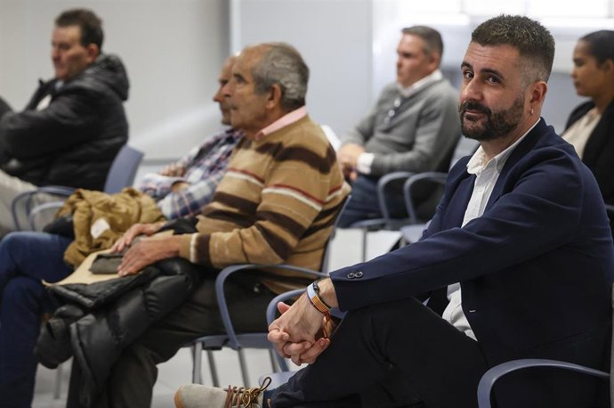 El concejal de Cultura Festiva y portavoz de Compromís en el consistorio, Pere Fuset, durante un juicio, a 12 de diciembre