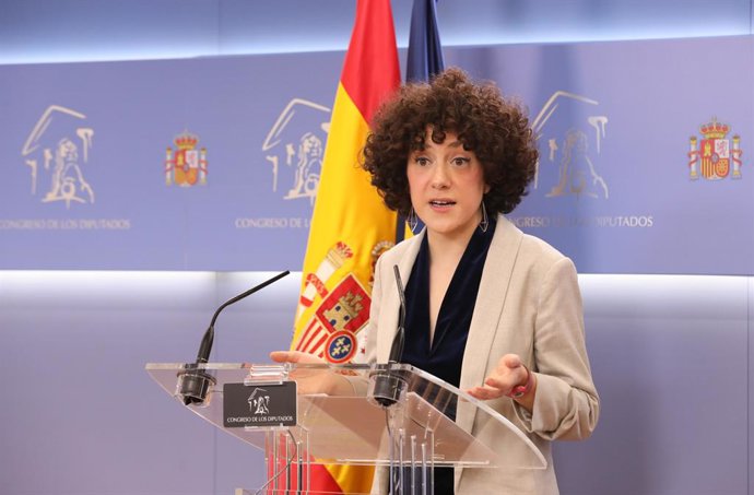 Archivo -  La portaveu d'En Comú Podem al Congrés, Aina Vidal