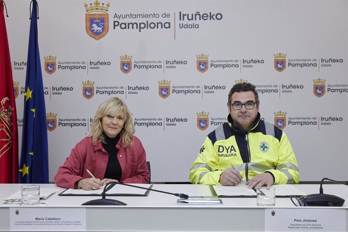 María Caballero y Peio Jiménez.