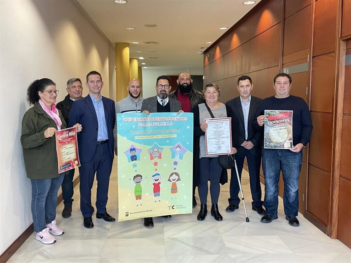 Presentación de las actividades navideñas que se organizarán en el distrito malagueño Palma-Palmilla