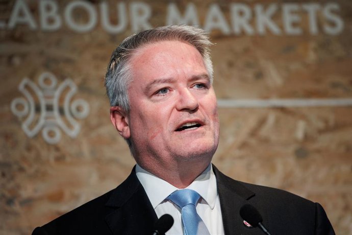 Archivo - El secretario general de la Organización para la Cooperación y el Desarrollo Económicos (OCDE), Mathias Cormann, interviene en la inauguración del Foro Global Deal, en la Casa de América, a 2 de noviembre de 2022, en Madrid (España). El Foro G