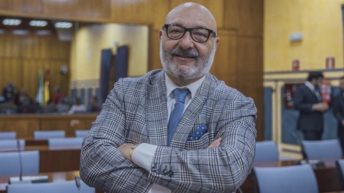 El parlamentario andaluz de Vox Alejandro Hernández.