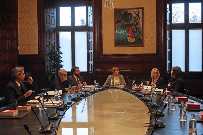 Reunió de la Mesa del Parlament