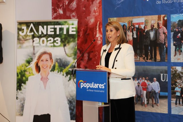 La portavoz del PP de Rivas y candidata a la Alcaldía, Janette Novo.