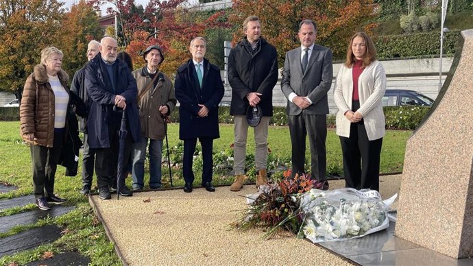 Homenaje del PP a José Luis Caso en Irun.